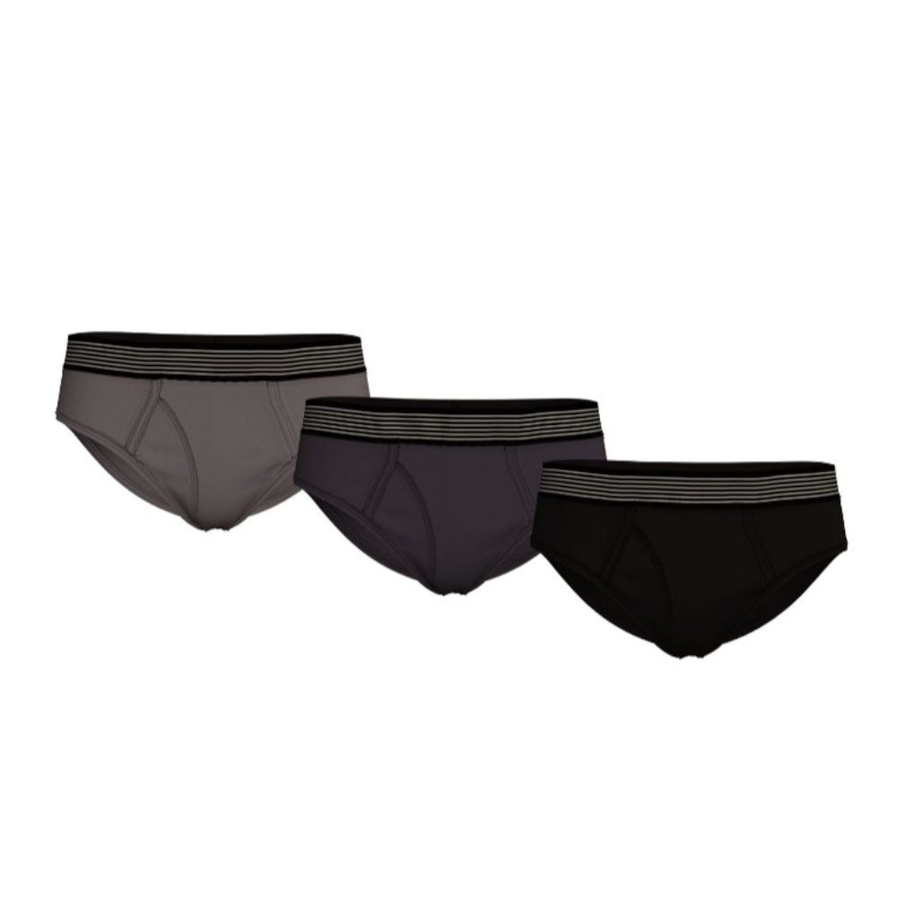Athletic Works Men's Size 2XL (44-46) Performance Microfiber Brief 3 Pack NWT
